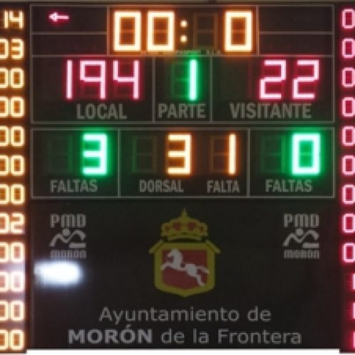Marcador Polideportivo MDG D18JVFL - Leb Oro